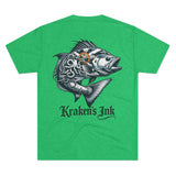 Kraken's Ink FL Redfish Unisex Tri-Blend Crew Tee