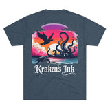 Kraken's Ink Sunset Unisex T-Shirt
