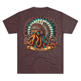 Kraken's Ink Native American Unisex Tri-Blend Crew Tee