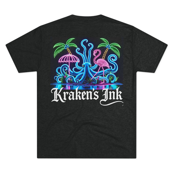 Kraken's Ink Miami Unisex Tri-Blend Crew Tee
