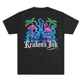 Kraken's Ink Miami Unisex Tri-Blend Crew Tee