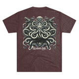 Kraken's Ink Dragon Swirl Unisex Tri-Blend Crew Tee