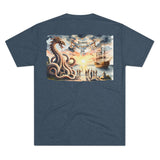 Kraken's Ink Odyssey Unisex Tri-Blend Crew Tee