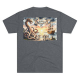 Kraken's Ink Odyssey Unisex Tri-Blend Crew Tee
