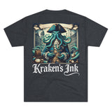 Kraken's Ink Explorer Unisex Tri-Blend Crew Tee