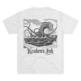 Kraken's Ink Incoming Unisex Tri-Blend Crew Tee
