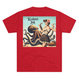 Kraken's Ink Vintage Gal Unisex Tri-Blend Crew Tee