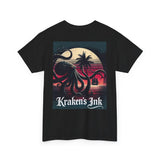 Kraken's Ink Boat Sunset Unisex T-Shirt