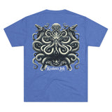 Kraken's Ink Dragon Swirl Unisex Tri-Blend Crew Tee