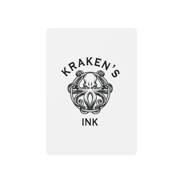 Kraken's Ink Poker Playing Cards