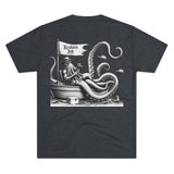 Kraken's Ink Just Fishing Unisex Tri-Blend Crew Tee