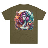 Kraken's Ink Mermaid Glam Unisex Tri-Blend Crew Tee