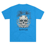 Kraken's Ink Skull Island Unisex Tri-Blend Crew Tee