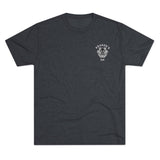 Kraken's Ink Ship Under Fire Unisex Tri-Blend Crew Tee