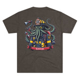 Kraken's Ink Firefighter Unisex Tri-Blend Crew Tee