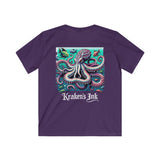 Kraken's Ink Pixel Unisex Kids Softstyle Tee