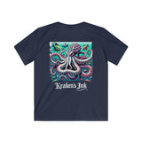 Kraken's Ink Pixel Unisex Kids Softstyle Tee