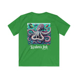 Kraken's Ink Pixel Unisex Kids Softstyle Tee