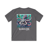 Kraken's Ink Pixel Unisex Kids Softstyle Tee