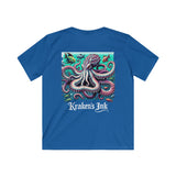 Kraken's Ink Pixel Unisex Kids Softstyle Tee