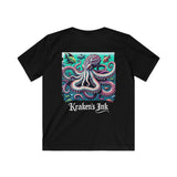 Kraken's Ink Pixel Unisex Kids Softstyle Tee