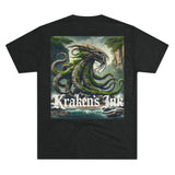 Kraken's Ink Rock Monster Unisex Tri-Blend Crew Tee