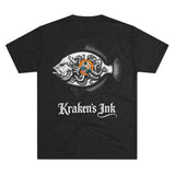 Kraken's Ink FL Flounder Unisex Tri-Blend Crew