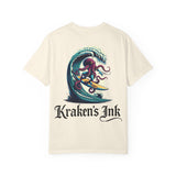 Kraken's Ink Surfing Unisex T-Shirt