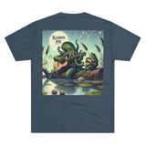Kraken's Ink Kraken & The Frog Unisex Tri-Blend Crew Tee