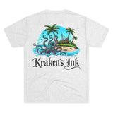 Kraken's Ink Island Livin' Unisex Tri-Blend Crew Tee