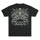 Kraken's Ink Dragon Swirl Unisex Tri-Blend Crew Tee