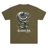 Kraken's Ink Anchor Ride Unisex Tri-Blend Crew Tee
