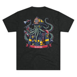 Kraken's Ink Firefighter Unisex Tri-Blend Crew Tee