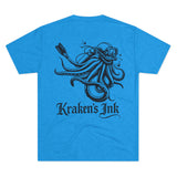 Kraken's Ink Scuba Steve Unisex Tri-Blend Crew Tee