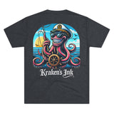Kraken's Ink You old Sailor You Unisex Tri-Blend Crew Tee