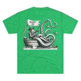 Kraken's Ink Just Fishing Unisex Tri-Blend Crew Tee