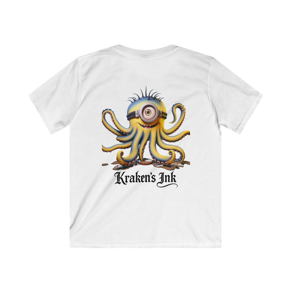 Kraken's Ink Minion Kraken Unisex Kids Softstyle Tee
