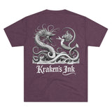Kraken's Ink Mermaid Tangle Tri-Blend Crew Tee