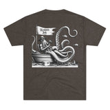 Kraken's Ink Just Fishing Unisex Tri-Blend Crew Tee