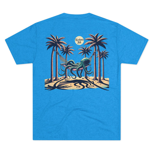 Kraken's Ink Hammock Time Tri-Blend Crew Tee