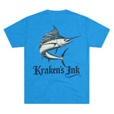 Kraken's Ink Sailfish Unisex Tri-Blend Crew Tee