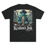 Kraken's Ink Explorer Unisex Tri-Blend Crew Tee