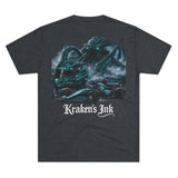 Kraken's Ink F1 Unisex Tri-Blend Crew Tee