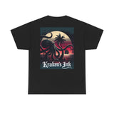 Kraken's Ink Boat Sunset Unisex T-Shirt