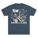 Kraken's Ink Just Fishing Unisex Tri-Blend Crew Tee
