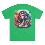 Kraken's Ink Mermaid Glam Unisex Tri-Blend Crew Tee