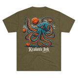 Kraken's Ink Hoops Tri-Blend Crew Tee
