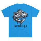Kraken's Ink FL Redfish Unisex Tri-Blend Crew Tee