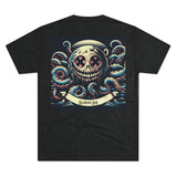 Kraken's Ink Evil Smiley Unisex Tri-Blend Crew Tee