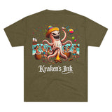 Kraken's Ink Fiesta Unisex Tri-Blend Crew Tee